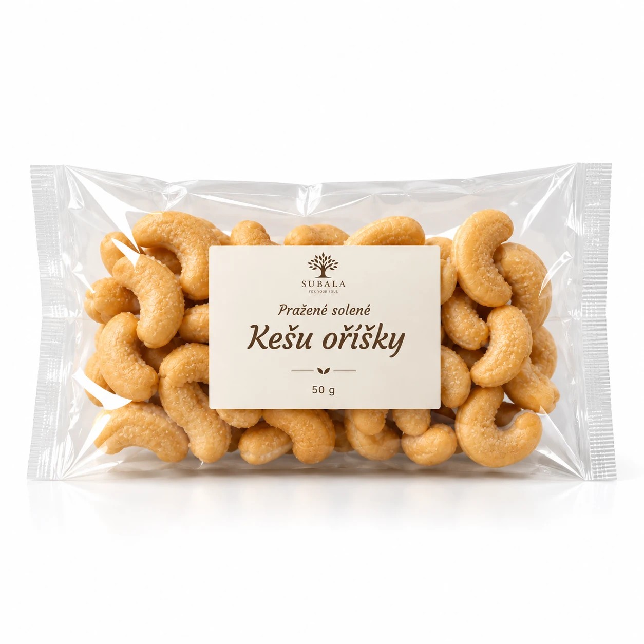 Kešu oříšky pražené solené 50 g